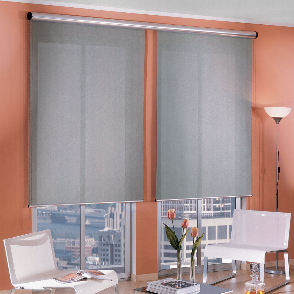 TENDA DECORATIVA CON CASSONETTO TONDO, ROLLBOX 275-ECOSCREEN