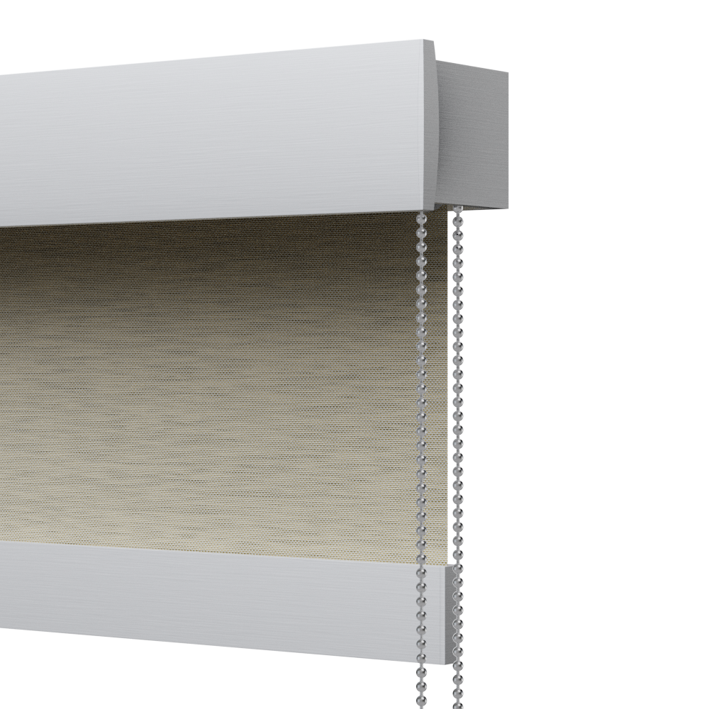 TENDA A RULLO AZIONAMENTO COMBINATO, FRONTALE DECORATIVO, Plus 2029 - ECLISSE S3-MELANGE