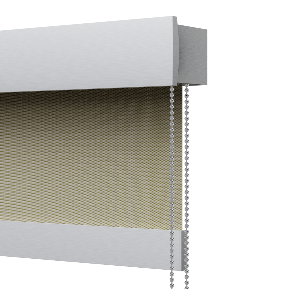 TENDA A RULLO AZIONAMENTO COMBINATO, FRONTALE DECORATIVO, Plus 2029 - ECLISSE S3-SCREEN P45