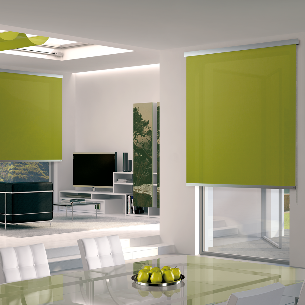 TENDA A RULLO A CATENELLA CON MANTOVANA IN ALLUMINIO, SIDEWINDER 8240 - ECLISSE S3-ECOSCREEN
