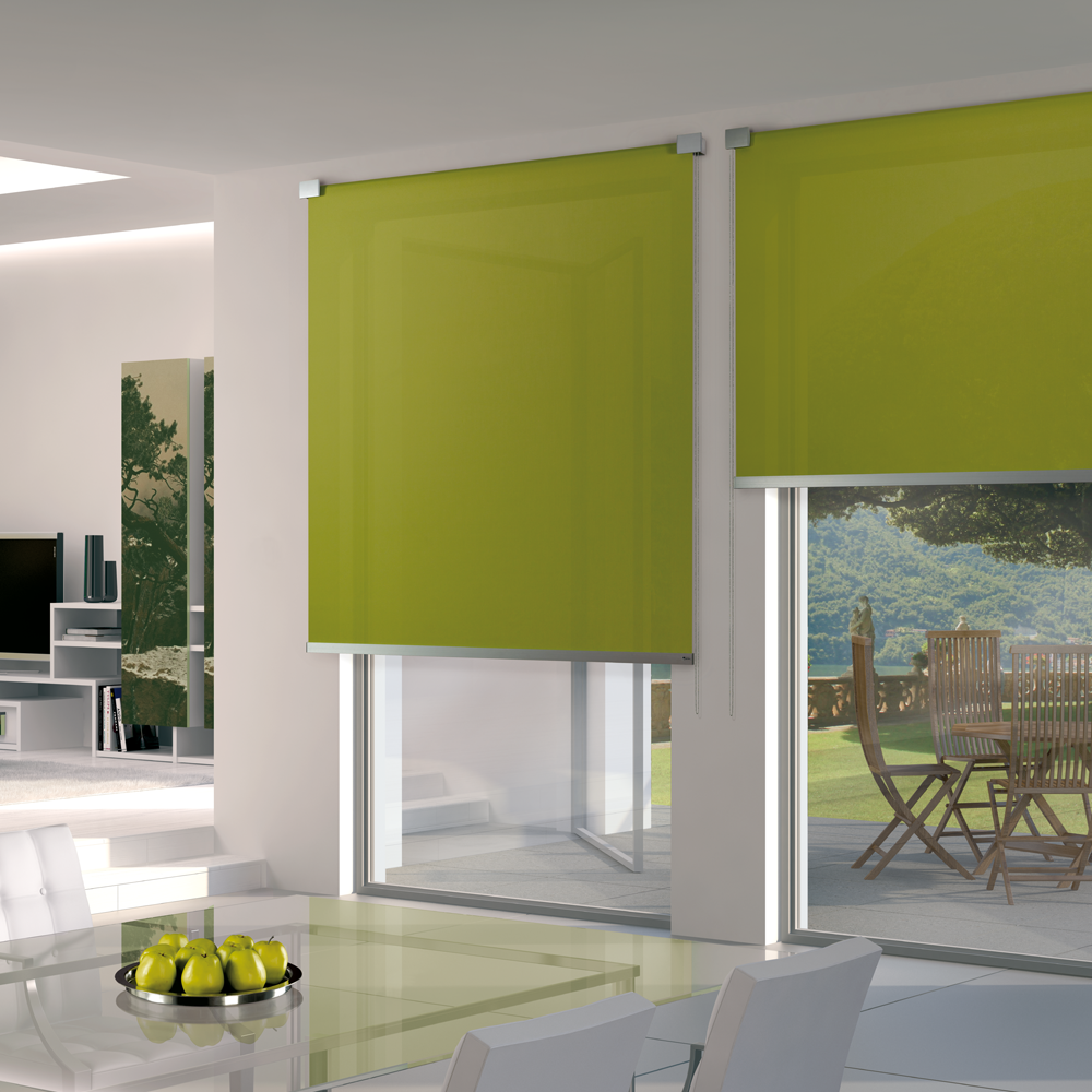 TENDA A RULLO AZIONAMENTO COMBINATO, ANGOLARE DECORATIVO, PLUS 2029 - ECLISSE S2-FLORA