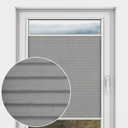 TENDA PLISSETTATA A VETRO, ORZO PERLATO