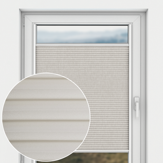 TENDA PLISSETTATA A VETRO, GEA PERLATO