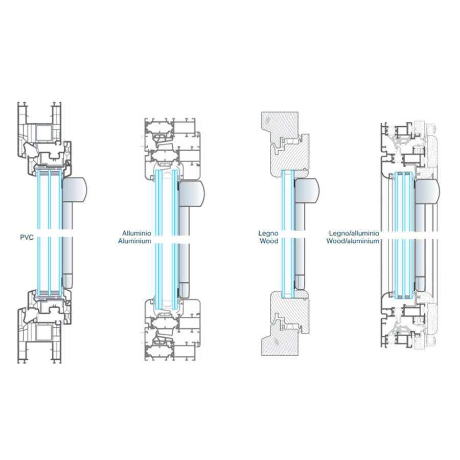 TENDA A VETRO CON CASSONETTO, ROLLBOX 140-ASTRA