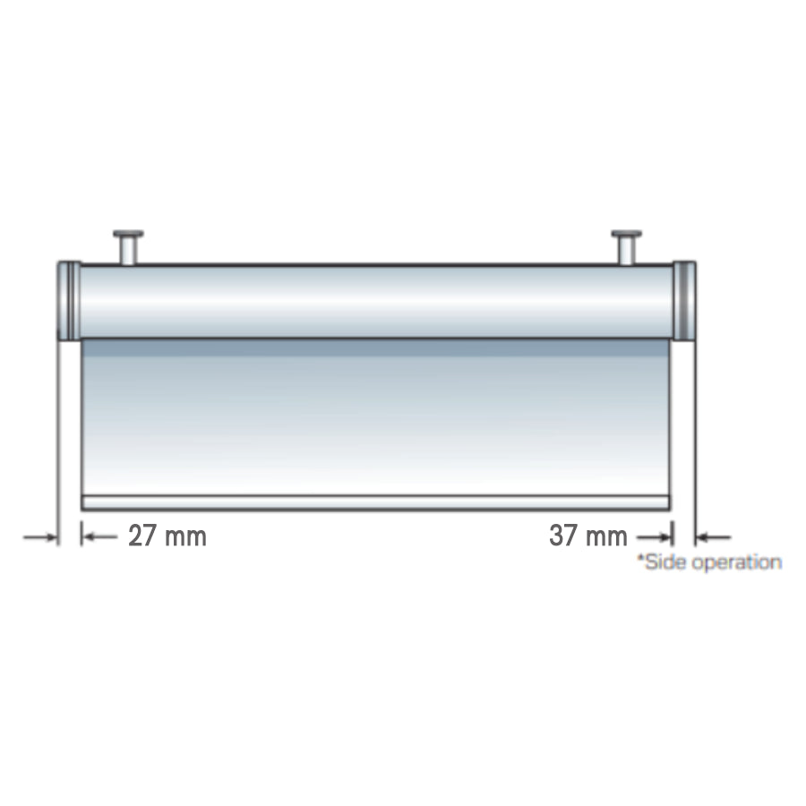 TENDA DECORATIVA CON CASSONETTO TONDO, ROLLBOX 775-LINEA