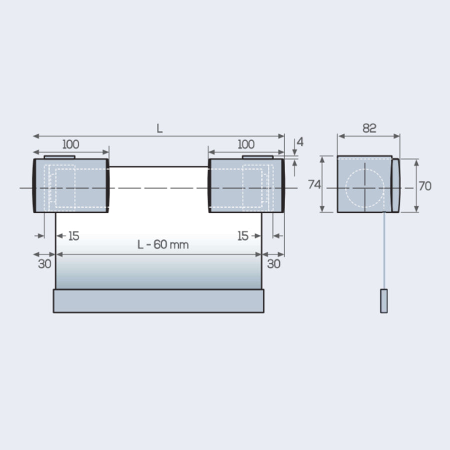 TENDA A RULLO AZIONAMENTO A MOLLA, ANGOLARE DECORATIVO, SLOW 1928 ECLISSE S2-ALBA