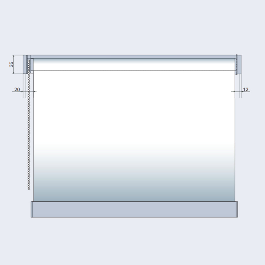 TENDA QUICKFIX PER SERRAMENTO, SIDEWINDER 8220 QUICKFIX-ECOSCREEN