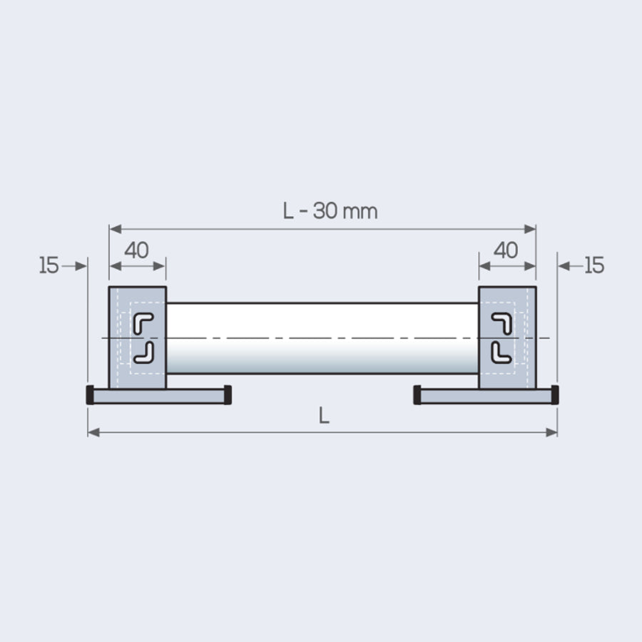 TENDA A RULLO ELETTRICA CON ANGOLARI DECORATIVI, ENERGY 736 - ECLISSE S2-ALBA