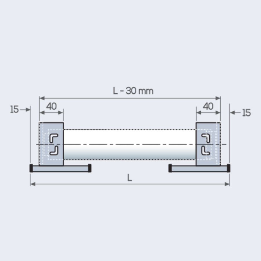 TENDA A RULLO AZIONAMENTO COMBINATO, ANGOLARE DECORATIVO, PLUS 2029 - ECLISSE S2-OTTO
