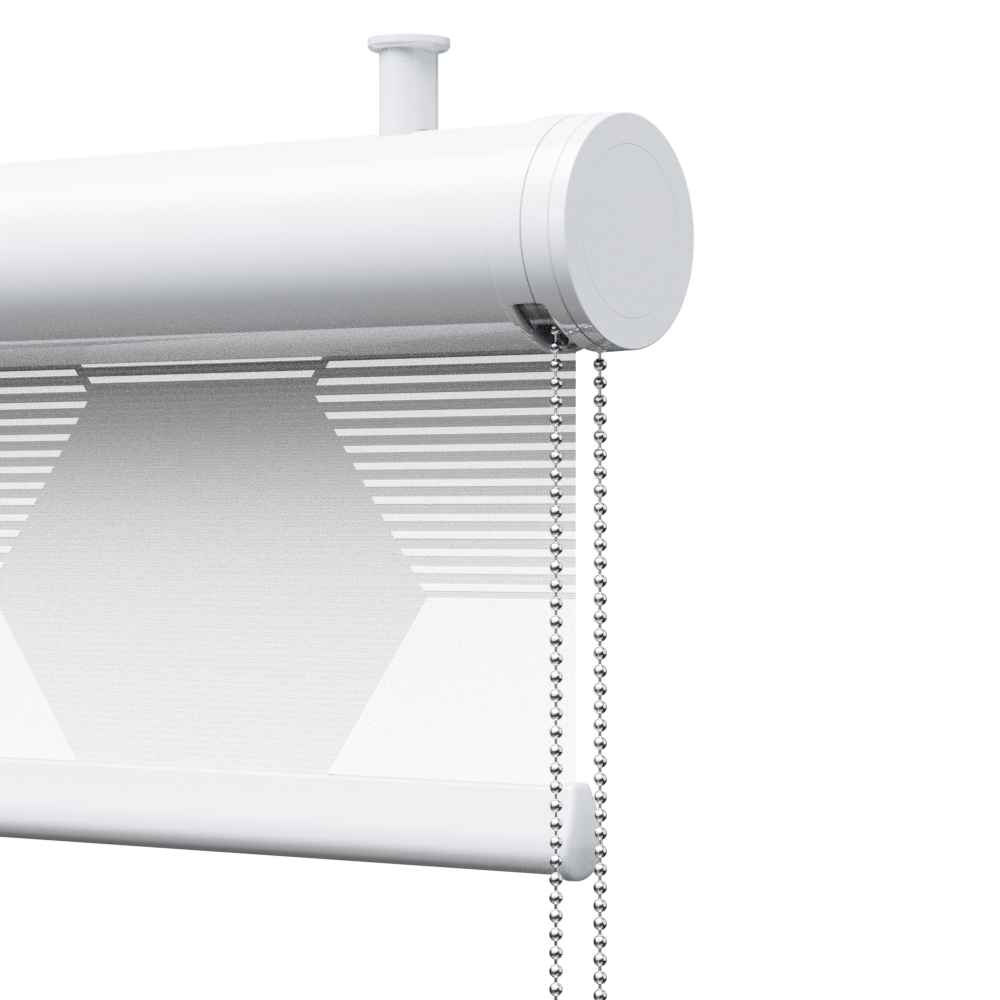 TENDA DECORATIVA CON CASSONETTO TONDO, ROLLBOX 575-PITAGORA