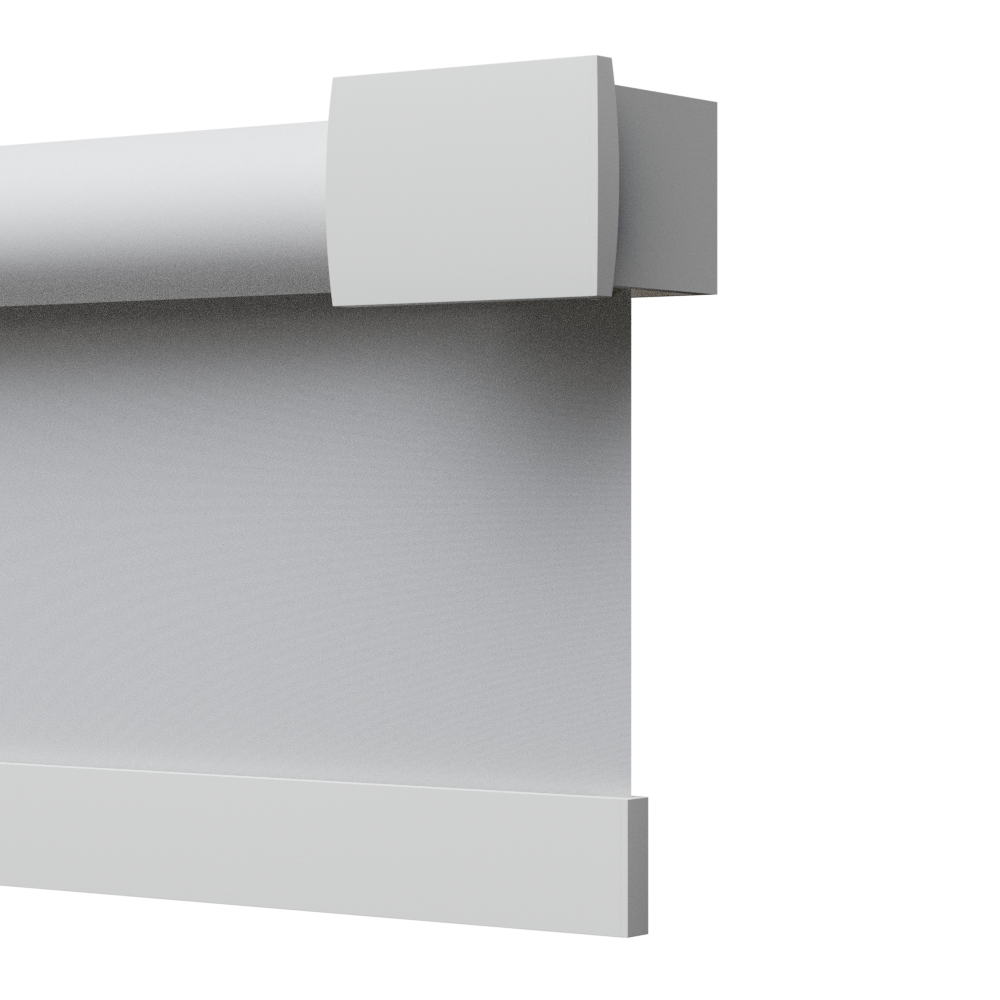 TENDA A RULLO ELETTRICA CON ANGOLARI DECORATIVI, ENERGY 736 - ECLISSE S2-OSCURANTE RB