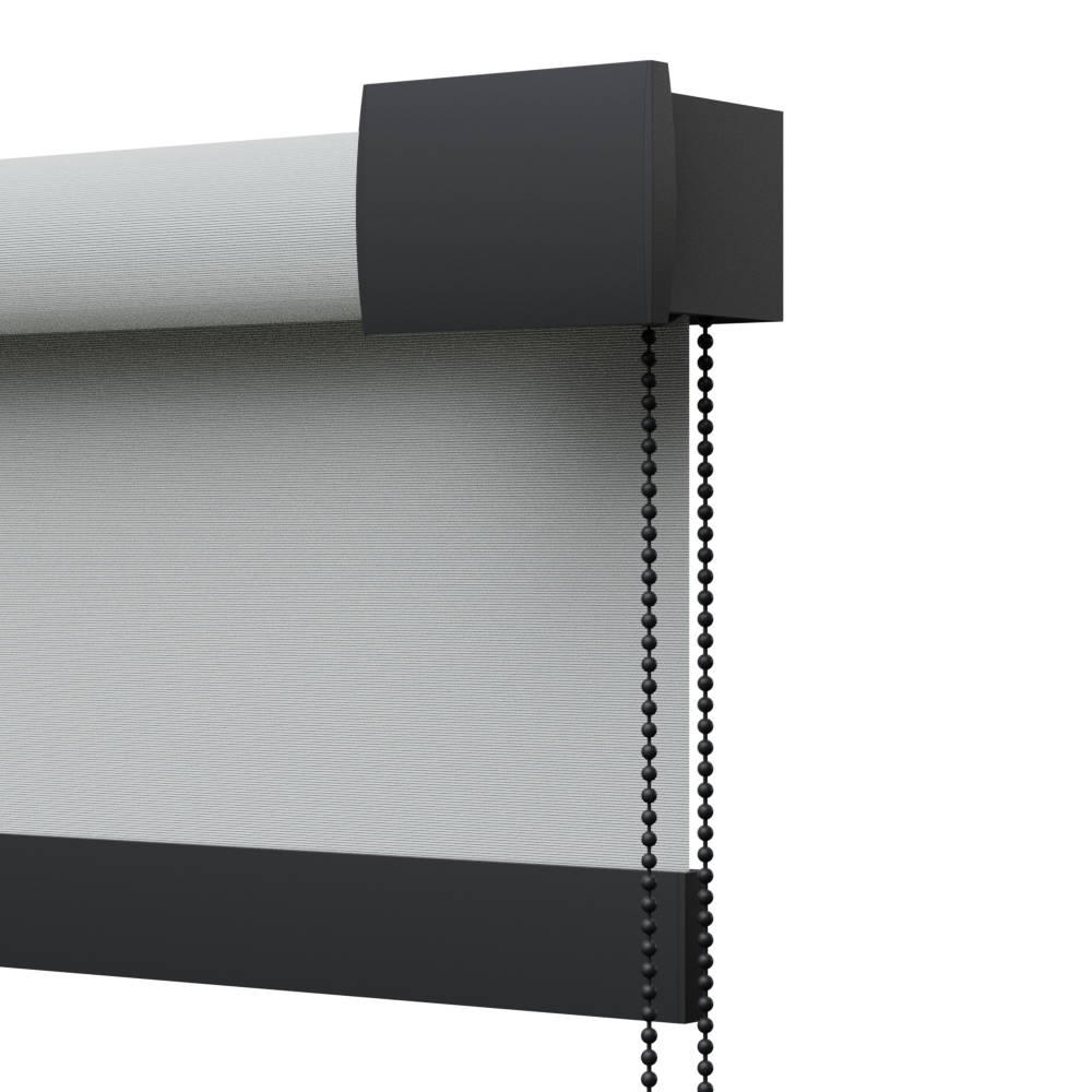 TENDA A RULLO A CATENELLA CON ANGOLARE DECORATIVO, SIDEWINDER 8240 - ECLISSE S2-ECOSCREEN