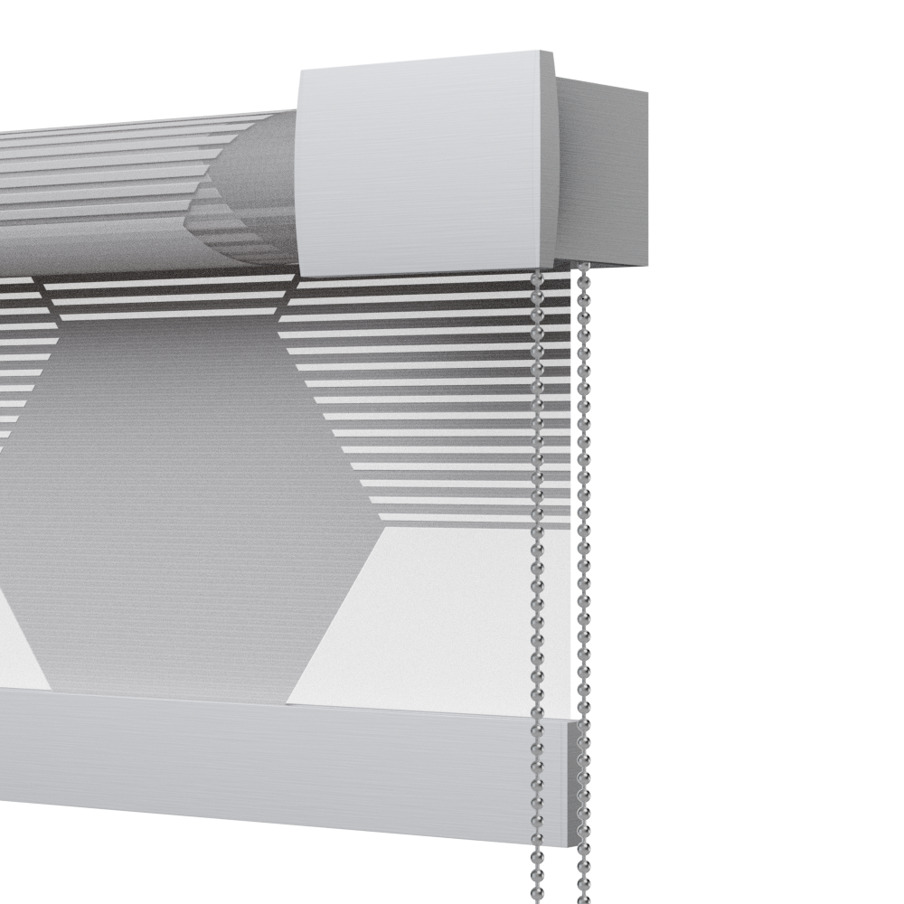 TENDA A RULLO A CATENELLA CON ANGOLARE DECORATIVO, SIDEWINDER 8240 - ECLISSE S2-PITAGORA