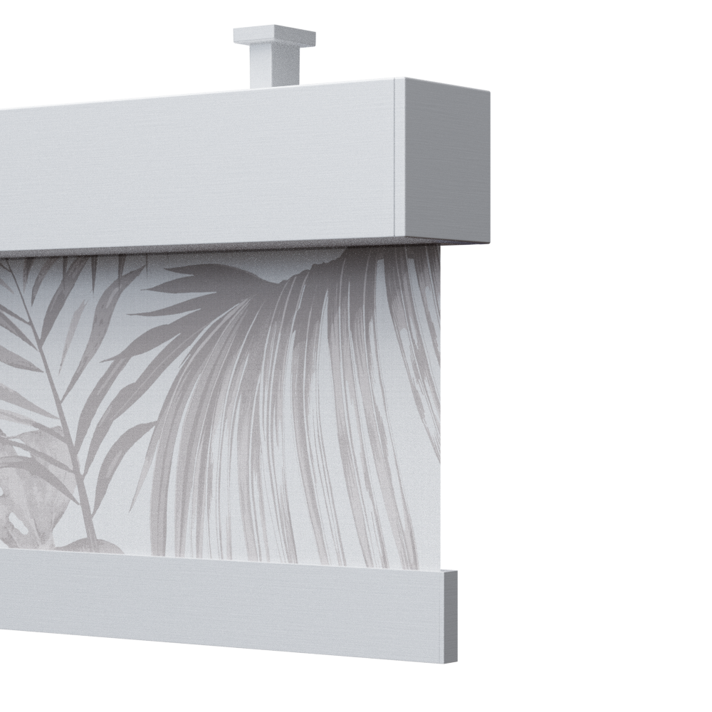 TENDA DECORATIVA CON CASSONETTO QUADRATO,  PREZIOSO