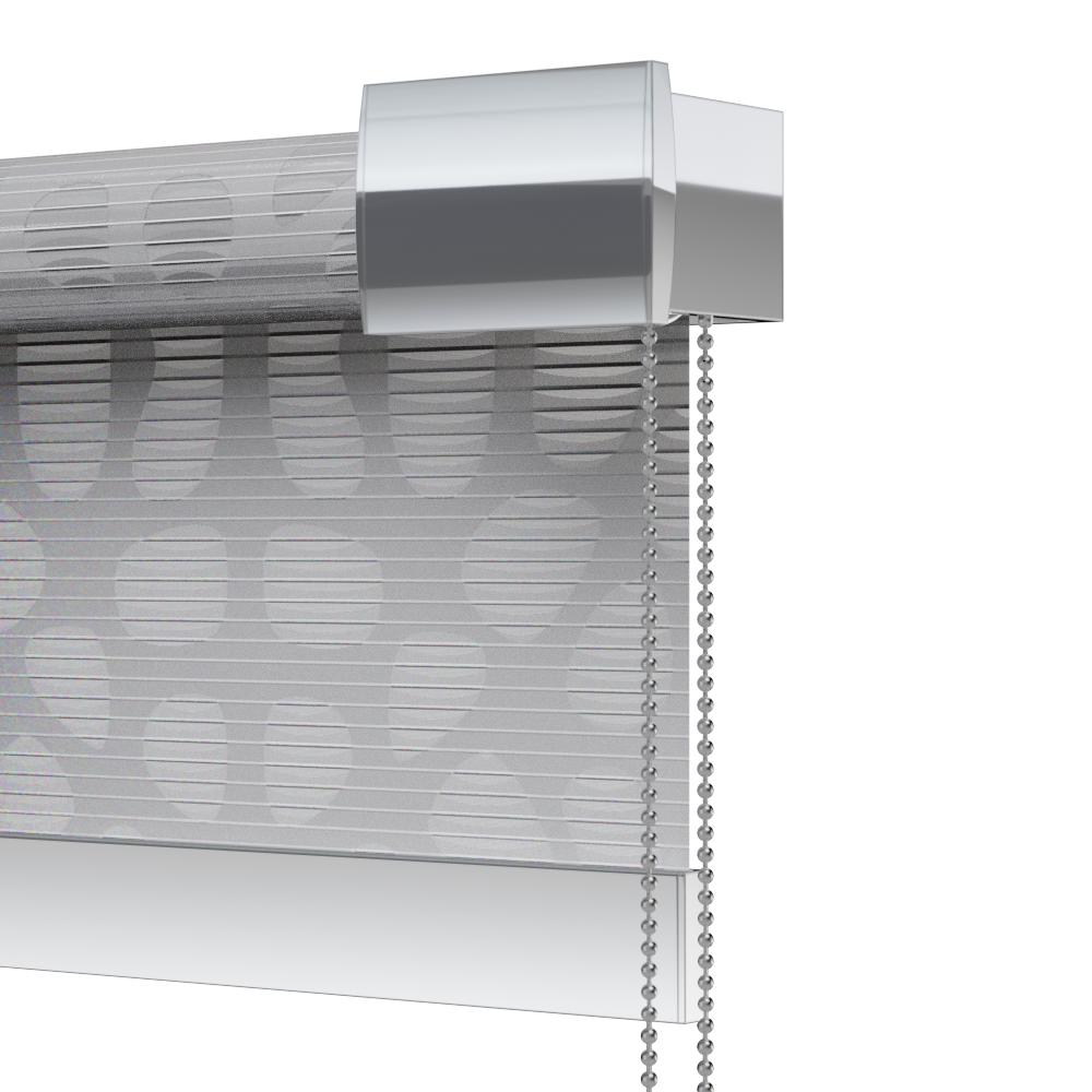 TENDA A RULLO AZIONAMENTO COMBINATO, ANGOLARE DECORATIVO, PLUS 2029 - ECLISSE S2-TOTAL WHITE