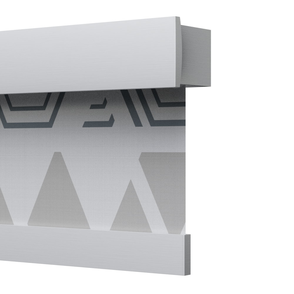 TENDA A RULLO AZIONAMENTO A MOLLA, FRONTALE DECORATIVO, SLOW 1928 ECLISSE S3-ENIGMA