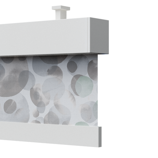 TENDA DECORATIVA CON CASSONETTO QUADRATO,  ROLLBOX 179-BOLLE