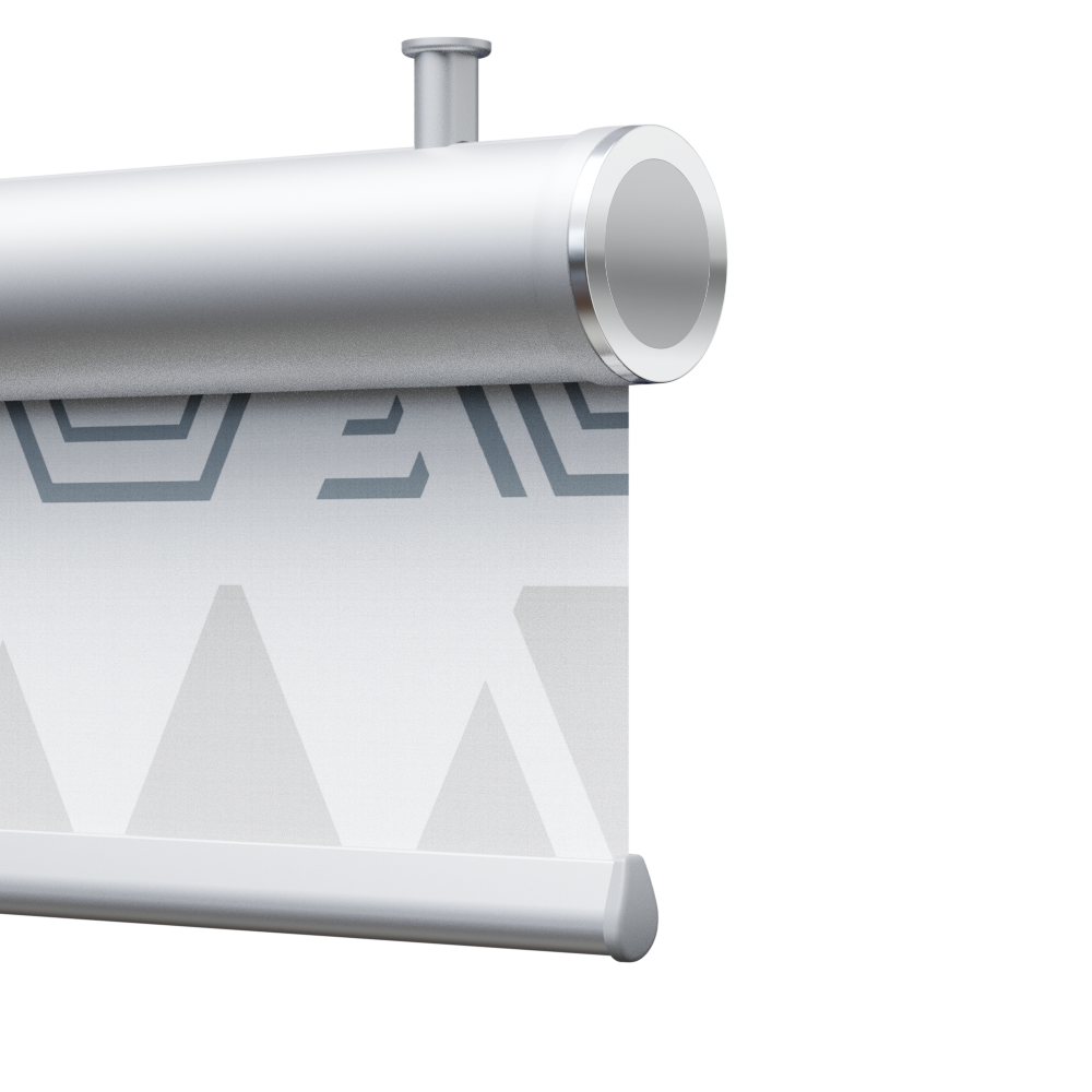 TENDA DECORATIVA CON CASSONETTO TONDO, ENIGMA