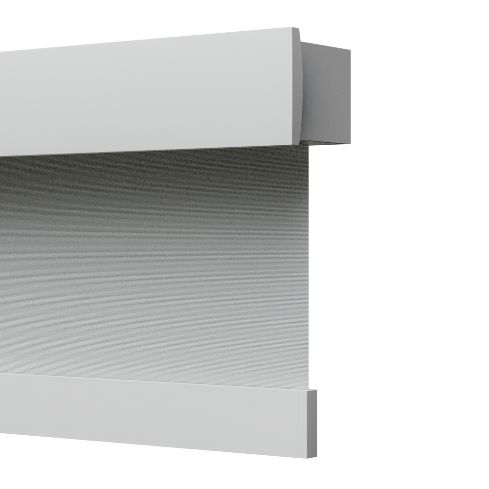 TENDA A RULLO AZIONAMENTO A MOLLA, FRONTALE DECORATIVO, SLOW 1928 ECLISSE S3-ECOSCREEN