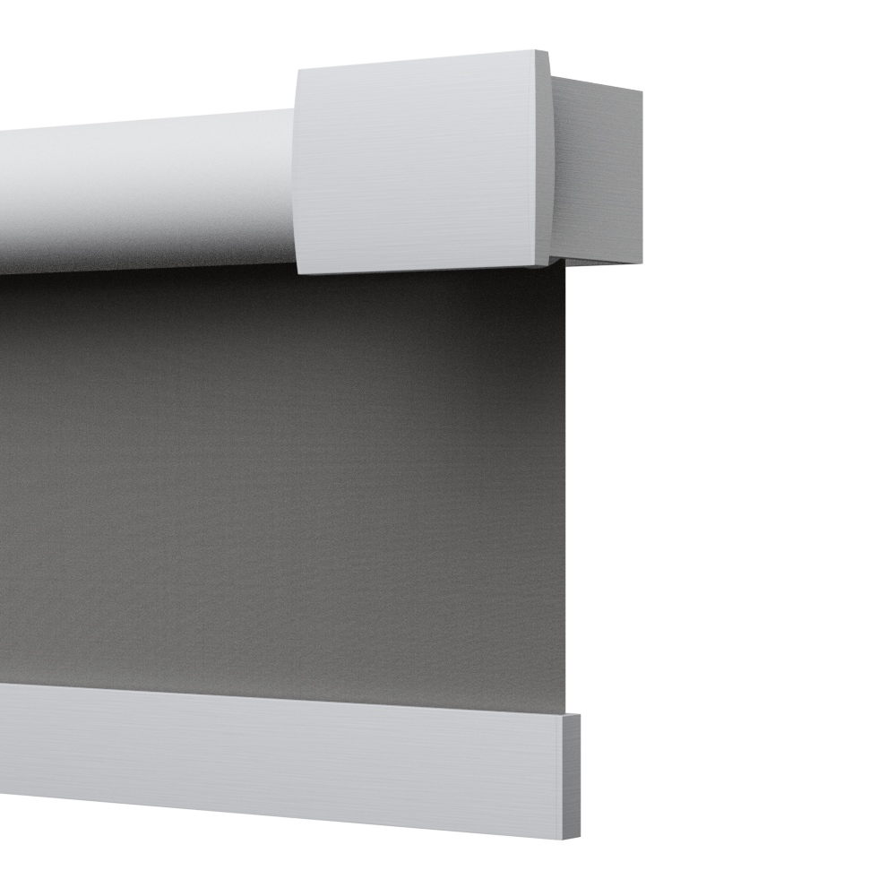 TENDA A RULLO AZIONAMENTO A MOLLA, ANGOLARE DECORATIVO, SLOW 1928 ECLISSE S2-OSCURANTE TR