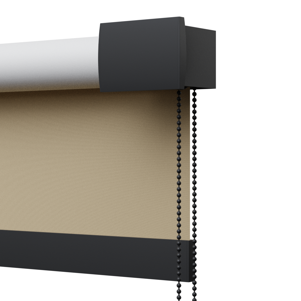 TENDA A RULLO AZIONAMENTO COMBINATO, ANGOLARE DECORATIVO, PLUS 2029 - ECLISSE S2-OSCURANTE RB