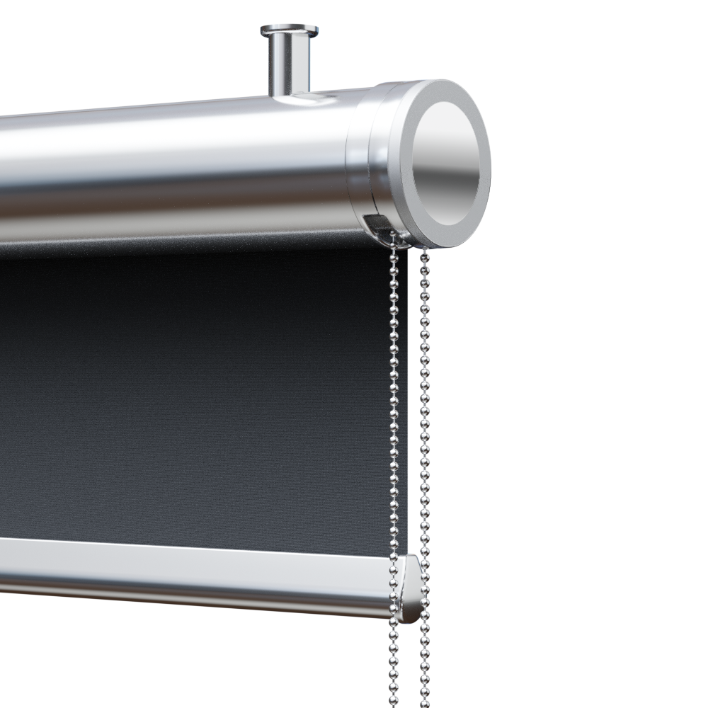 TENDA DECORATIVA CON CASSONETTO TONDO, ROLLBOX 575-NATURA