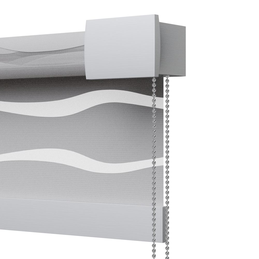 TENDA A RULLO AZIONAMENTO COMBINATO, ANGOLARE DECORATIVO, PLUS 2029 - ECLISSE S2-MAREA