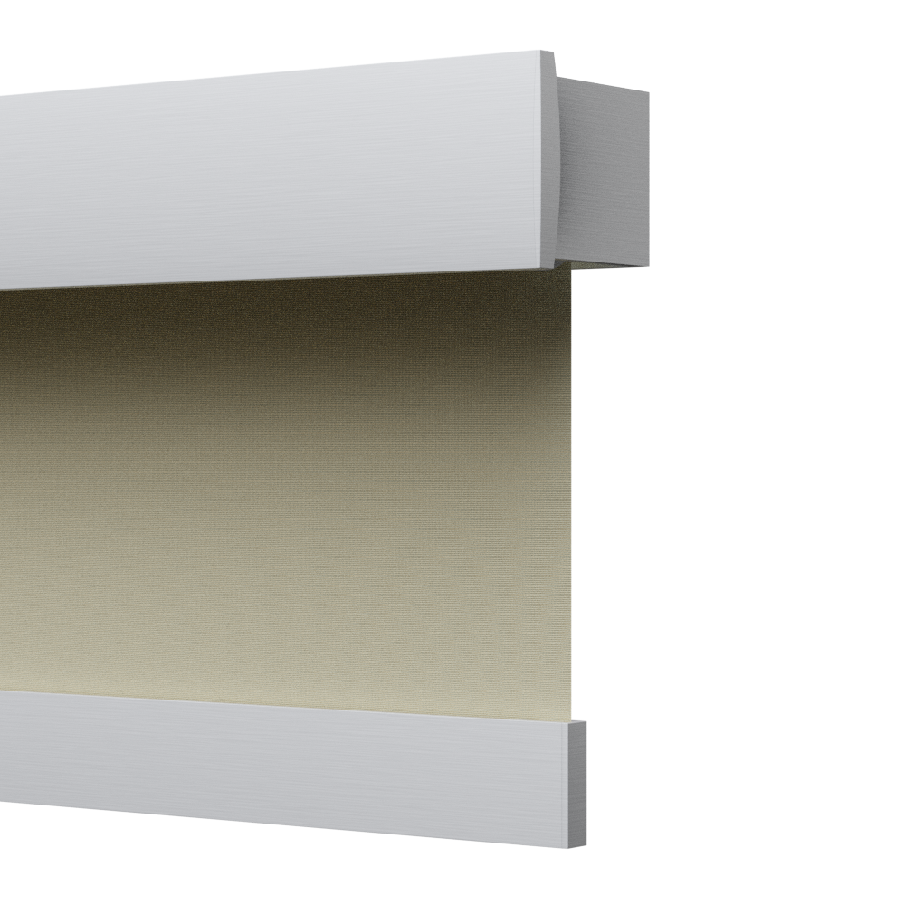 TENDA A RULLO AZIONAMENTO A MOLLA, FRONTALE DECORATIVO, SLOW 1928 ECLISSE S3-NATURA