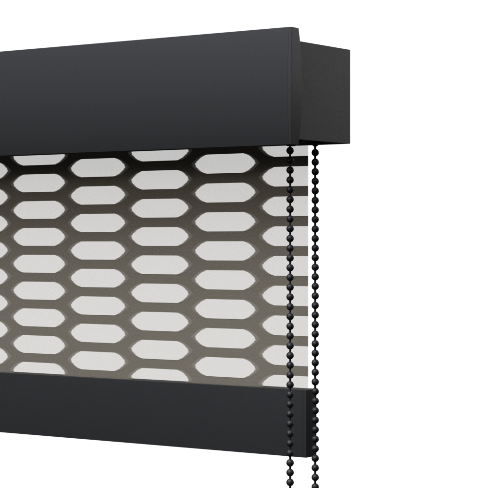 TENDA A RULLO A CATENELLA CON MANTOVANA IN ALLUMINIO, SIDEWINDER 8240 - ECLISSE S3-OTTO