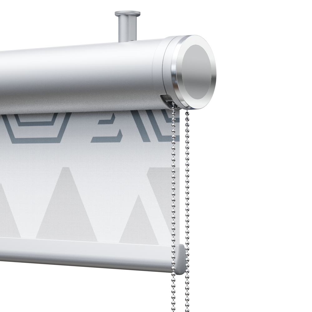 TENDA DECORATIVA CON CASSONETTO TONDO, ROLLBOX 575-ENIGMA