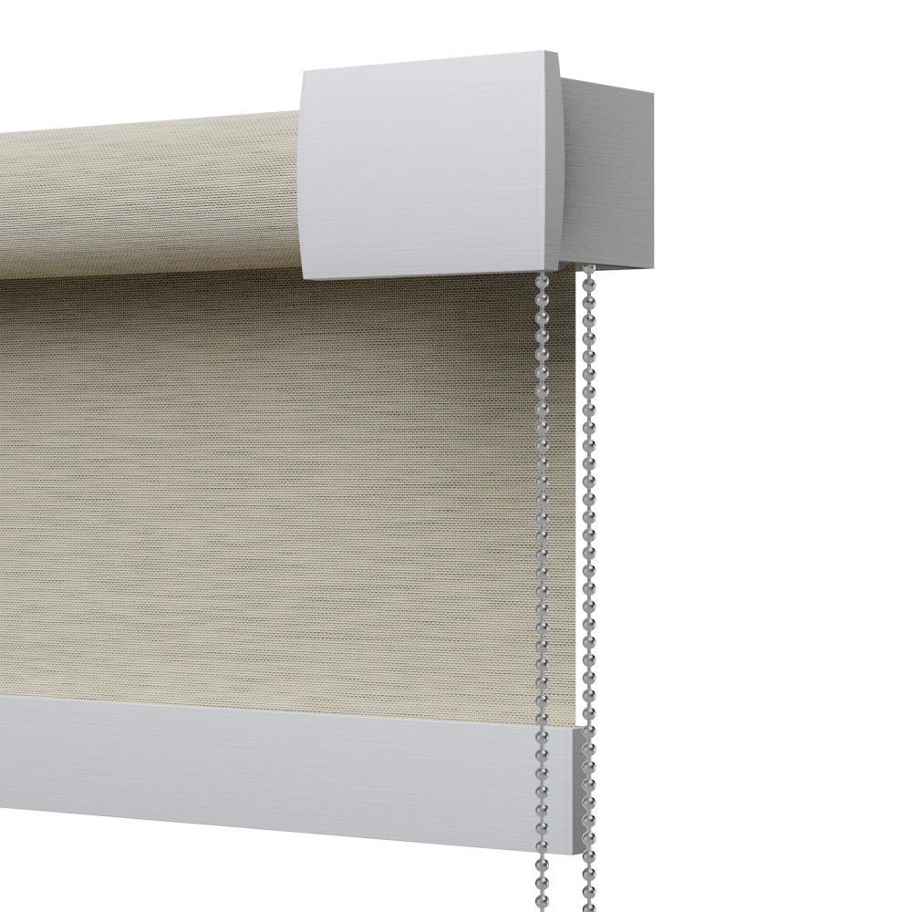 TENDA A RULLO AZIONAMENTO COMBINATO, ANGOLARE DECORATIVO, PLUS 2029 - ECLISSE S2-MELANGE