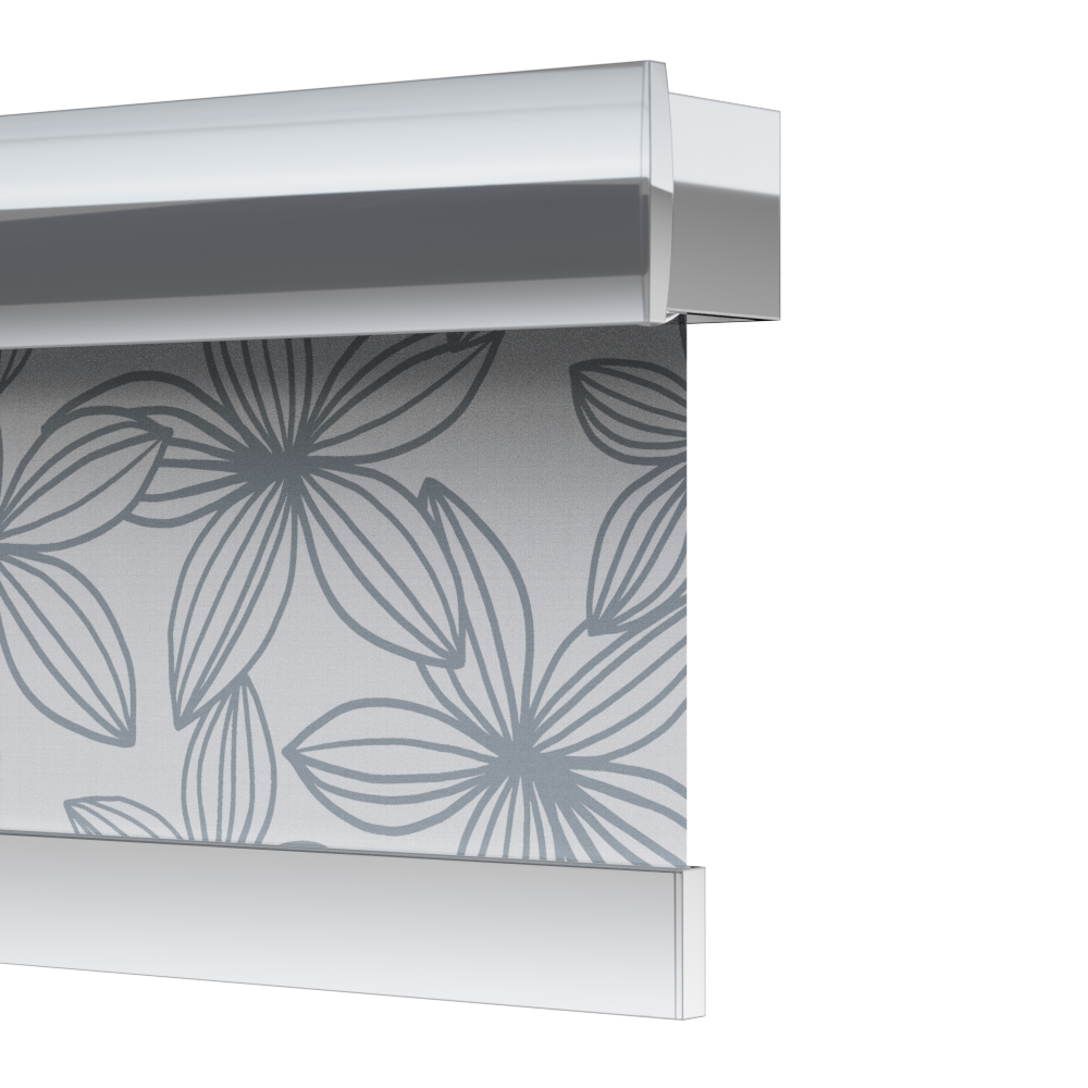 TENDA A RULLO AZIONAMENTO A MOLLA, FRONTALE DECORATIVO, SLOW 1928 ECLISSE S3-GAIA