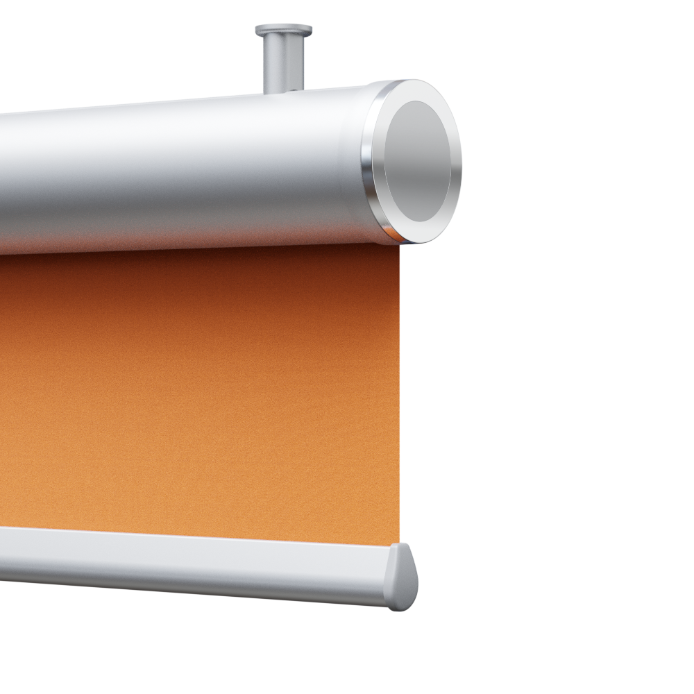 TENDA DECORATIVA CON CASSONETTO TONDO, OSCURANTE TR