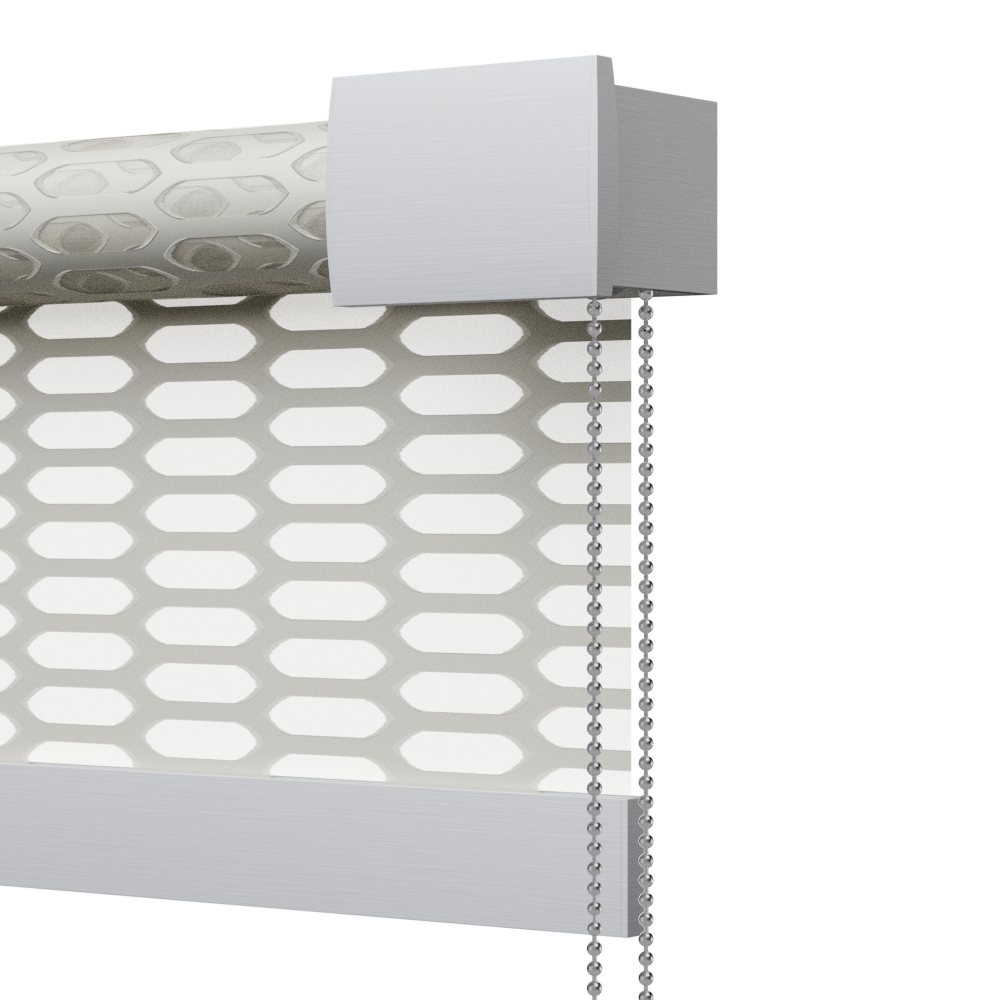 TENDA A RULLO AZIONAMENTO COMBINATO, ANGOLARE DECORATIVO, PLUS 2029 - ECLISSE S2-OTTO