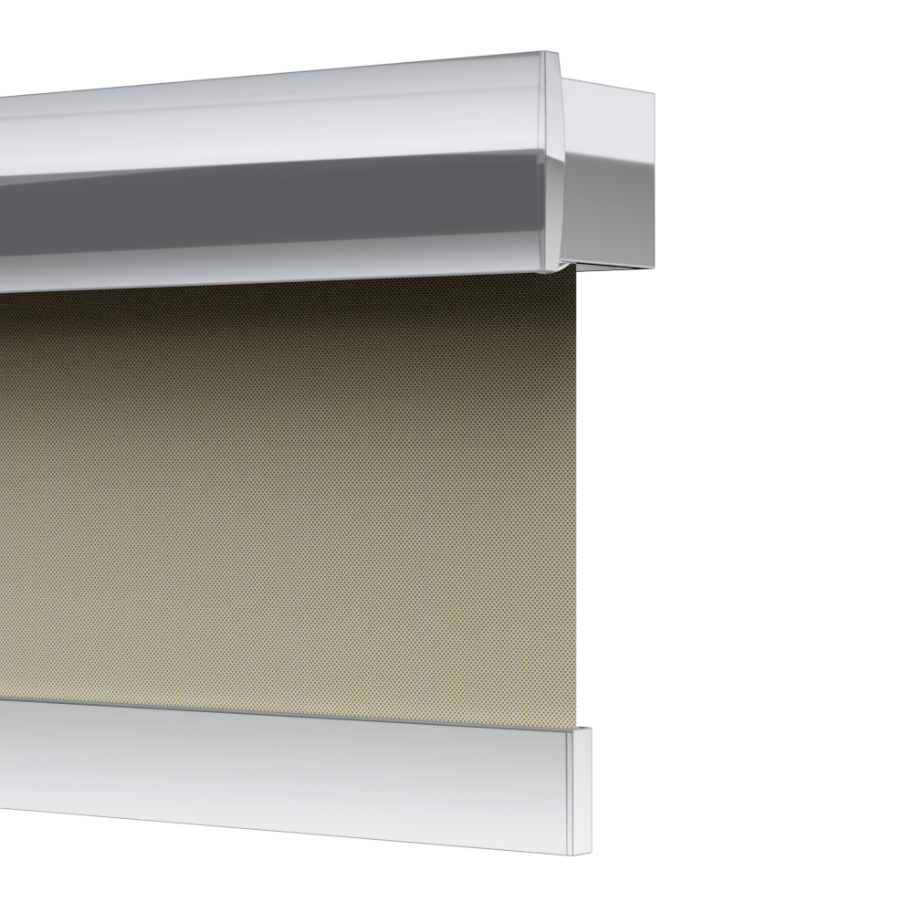 TENDA A RULLO AZIONAMENTO A MOLLA, FRONTALE DECORATIVO, SLOW 1928 ECLISSE S3-SCREEN P45