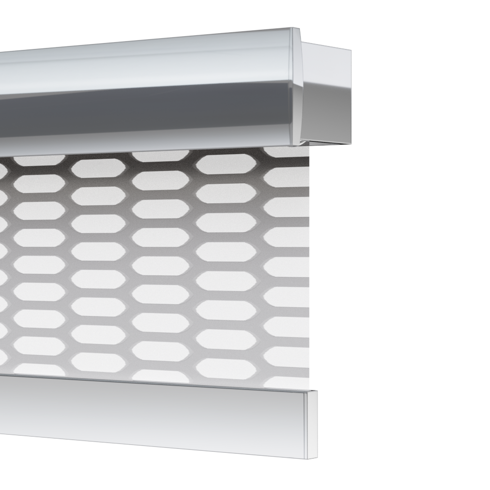 TENDA A RULLO AZIONAMENTO A MOLLA, FRONTALE DECORATIVO, SLOW 1928 ECLISSE S3-OTTO