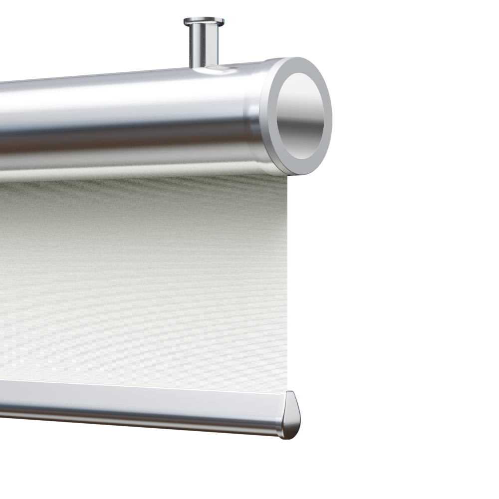 TENDA DECORATIVA CON CASSONETTO TONDO, ECOSCREEN