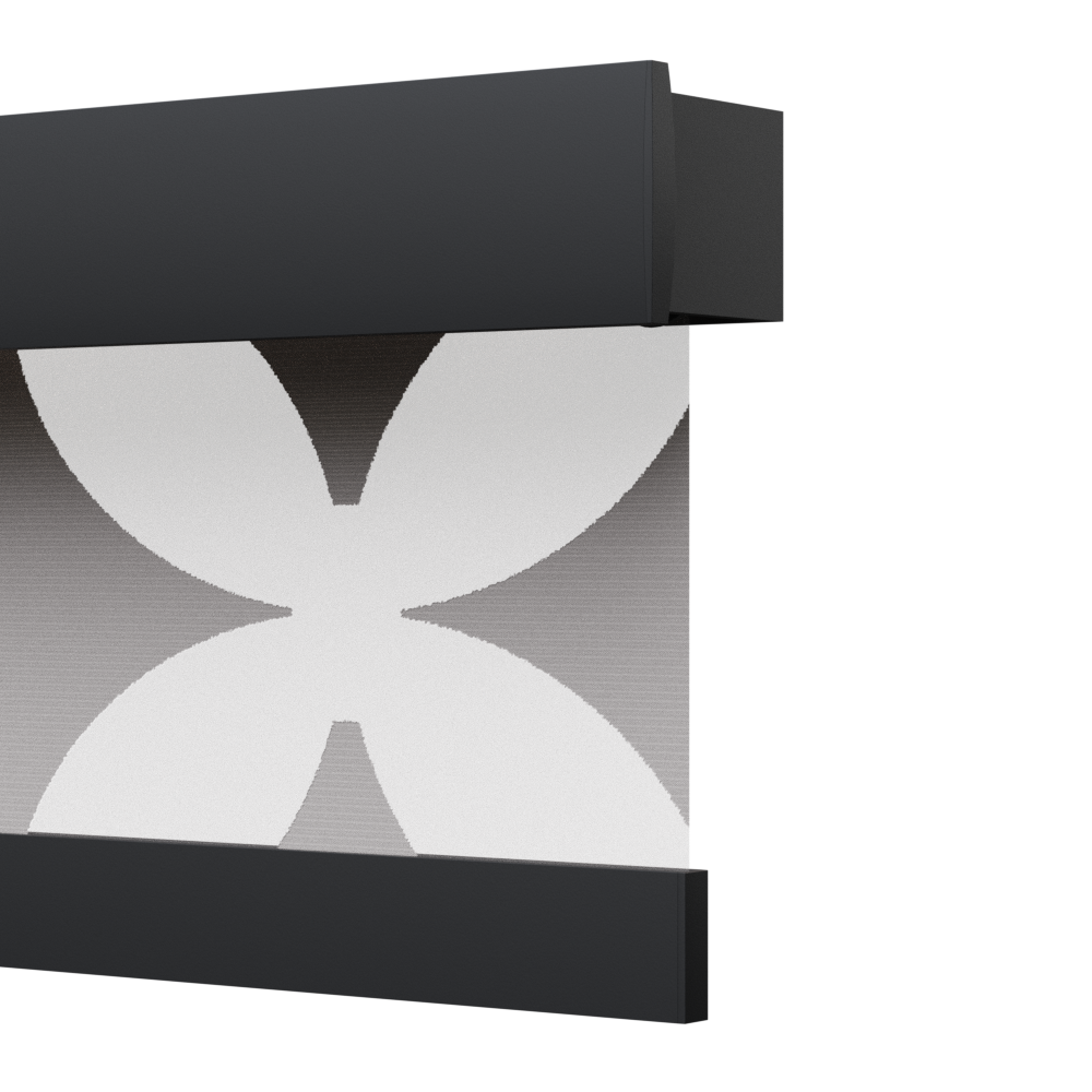 TENDA A RULLO AZIONAMENTO A MOLLA, FRONTALE DECORATIVO, SLOW 1928 ECLISSE S3-FLORA