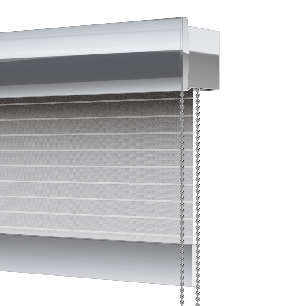 TENDA A RULLO A CATENELLA CON MANTOVANA IN ALLUMINIO, SIDEWINDER 8240 - ECLISSE S3-TOTAL WHITE