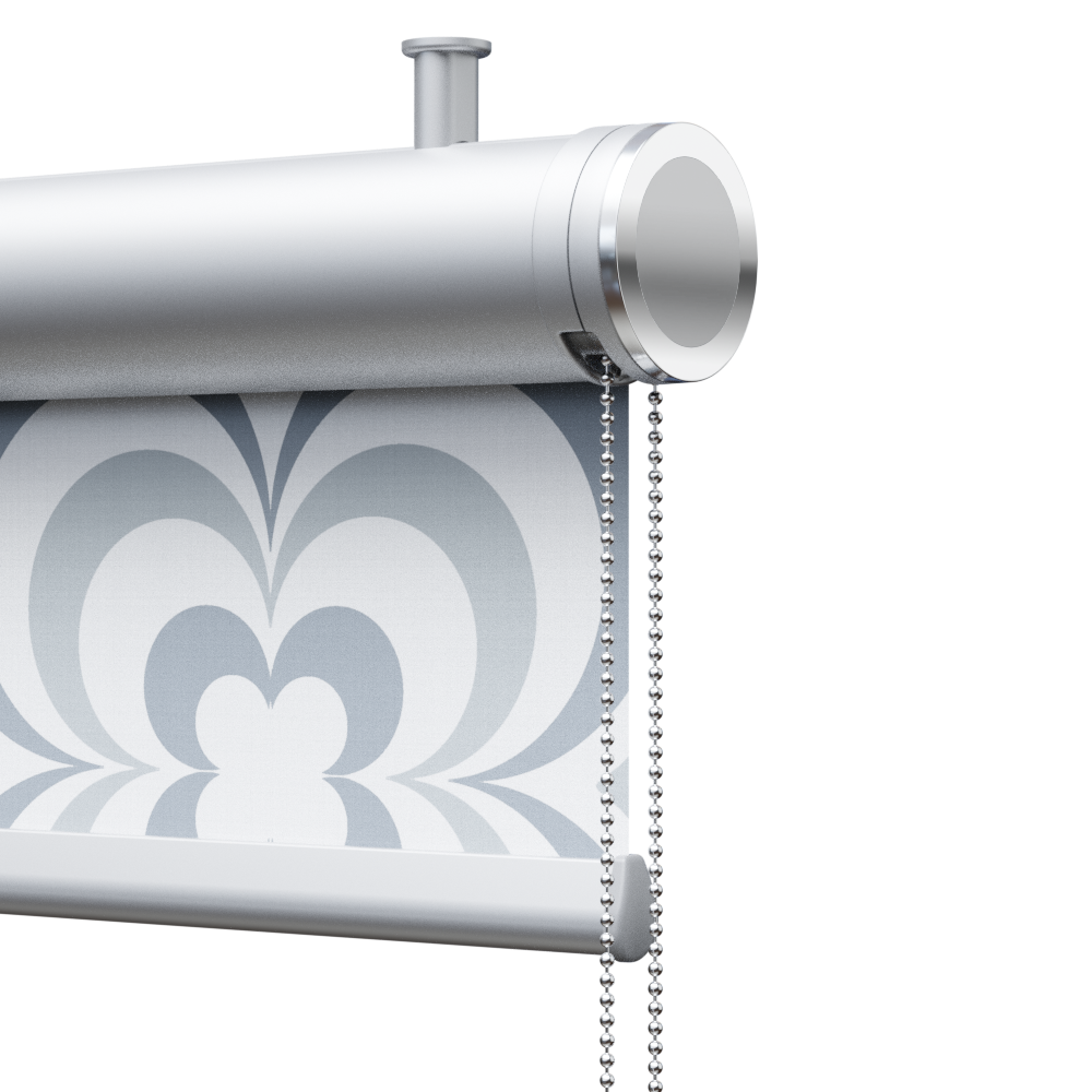 TENDA DECORATIVA CON CASSONETTO TONDO, ROLLBOX 575-CLARISSA