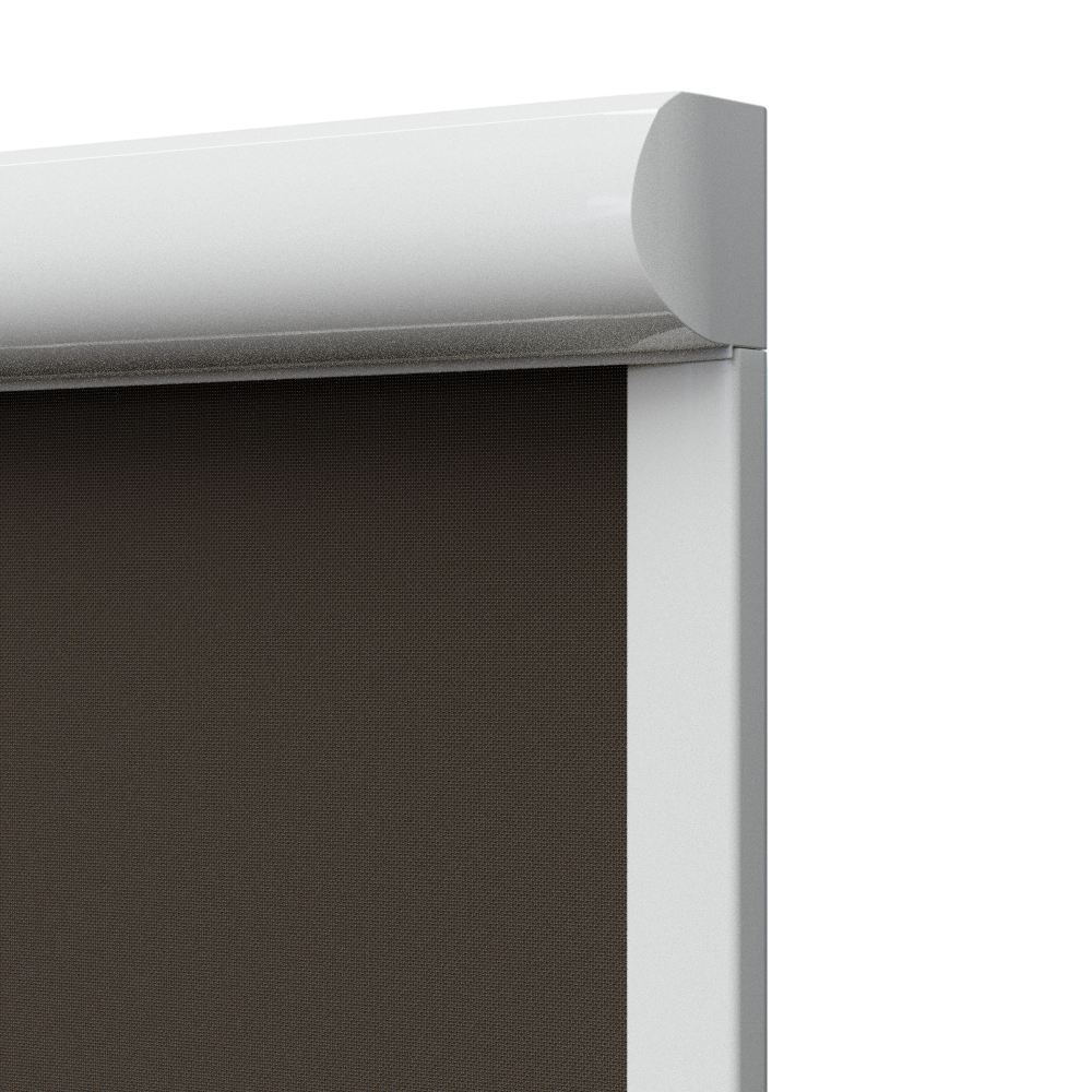 TENDA A VETRO CON CASSONETTO E GUIDE OSCURANTI, ROLLBOX 760-SCREEN P45