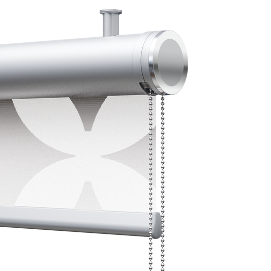 TENDA DECORATIVA CON CASSONETTO TONDO, ROLLBOX 275-FLORA