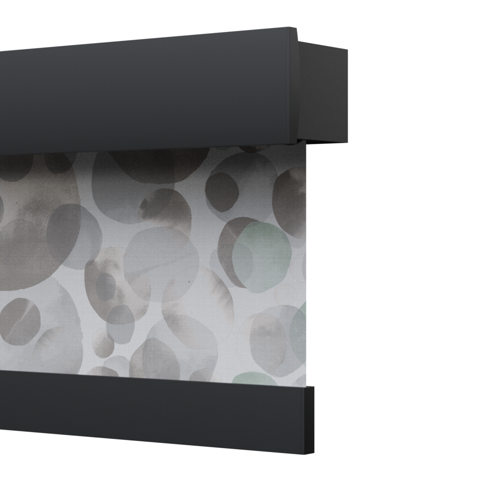 TENDA A RULLO AZIONAMENTO A MOLLA, FRONTALE DECORATIVO, SLOW 1928 ECLISSE S3-BOLLE