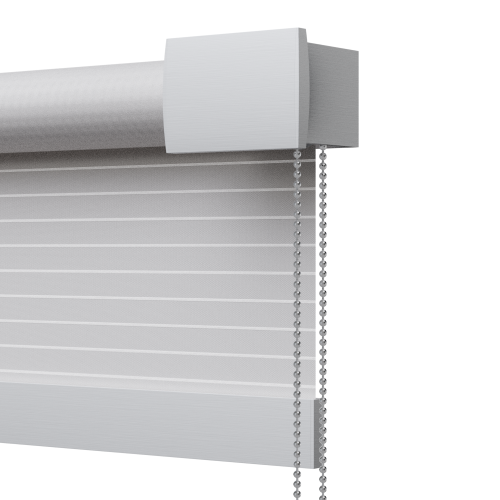 TENDA A RULLO A CATENELLA CON ANGOLARE DECORATIVO, SIDEWINDER 8240 - ECLISSE S2-TOTAL WHITE