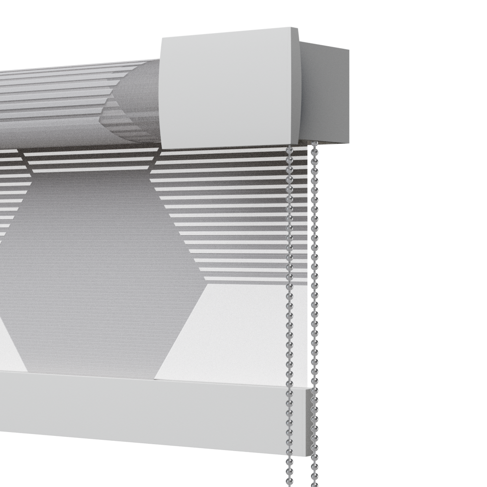 TENDA A RULLO AZIONAMENTO COMBINATO, ANGOLARE DECORATIVO, PLUS 2029 - ECLISSE S2-PITAGORA