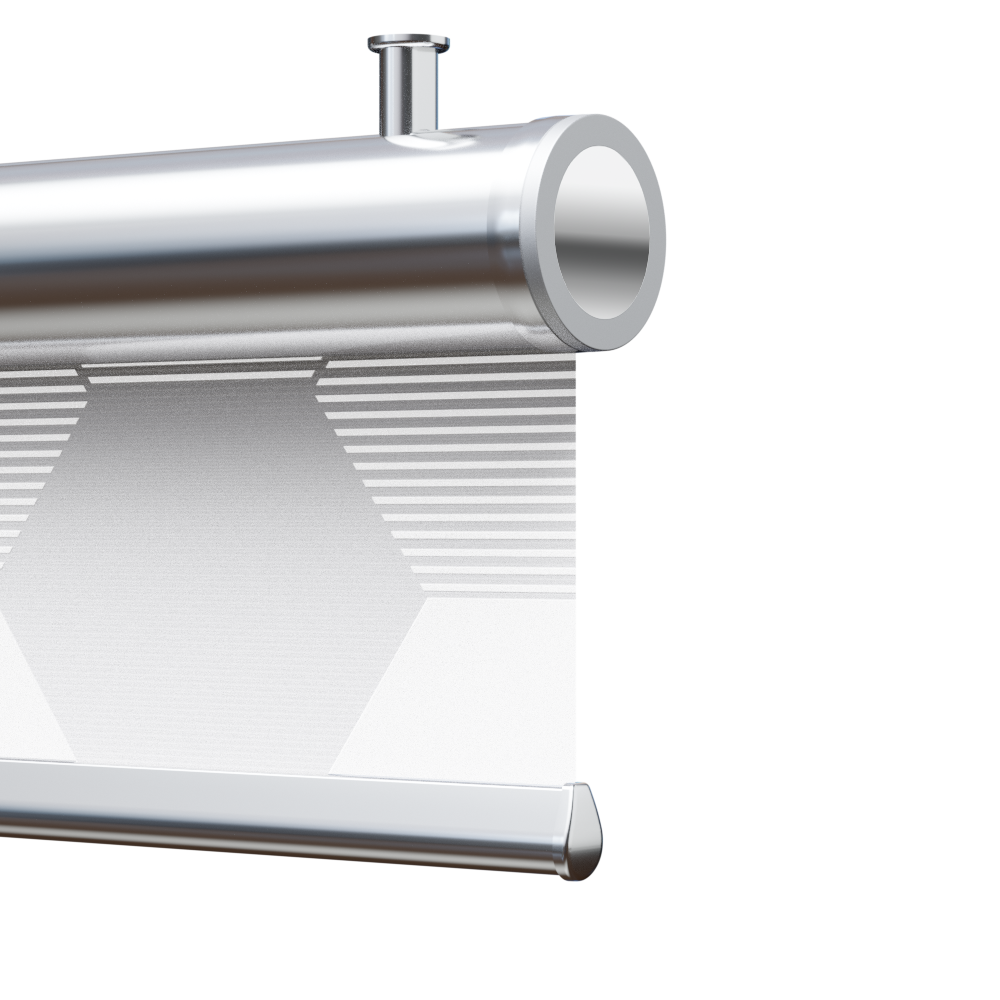 TENDA DECORATIVA CON CASSONETTO TONDO, PITAGORA