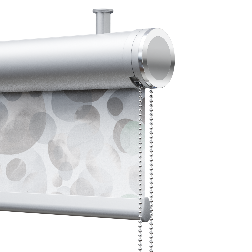 TENDA DECORATIVA CON CASSONETTO TONDO,  ROLLBOX 275-BOLLE