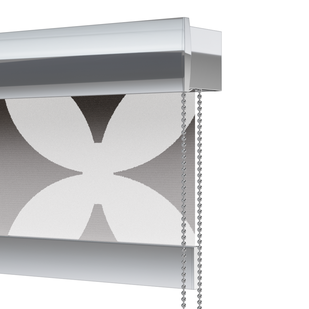 TENDA A RULLO A CATENELLA CON MANTOVANA IN ALLUMINIO, SIDEWINDER 8240 - ECLISSE S3-FLORA