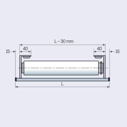 TENDA A RULLO AZIONAMENTO COMBINATO, FRONTALE DECORATIVO, Plus 2029 - ECLISSE S3-OSCURANTE TR