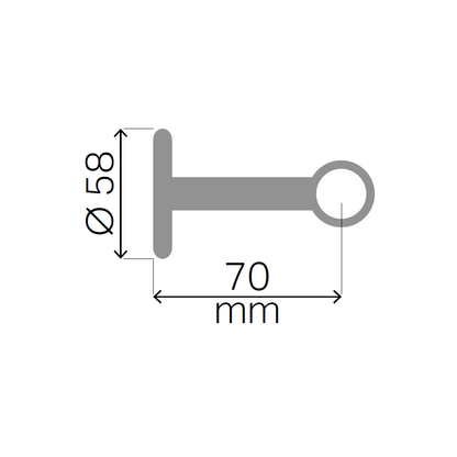 BASTONE PER TENDE LINEAR